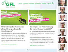 Tablet Screenshot of gfl-bern.ch